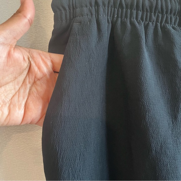 Aritzia Wilfred Black Wide Leg Drawstring Pants - Picture 3 of 7